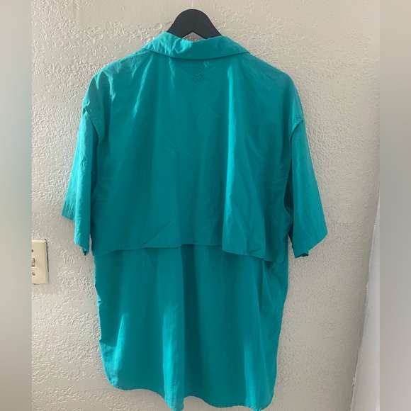 Magellan Outdoors Men's Aqua Button Down Shirt Size XLarge - Picture 4 of 9